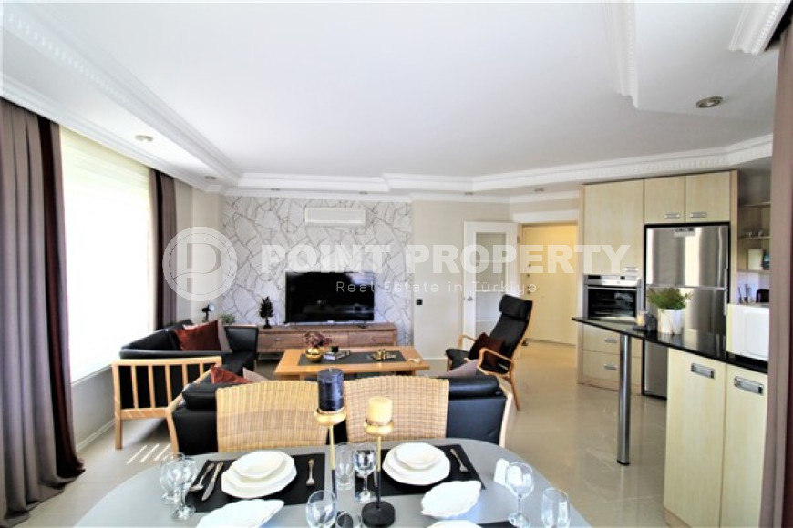 Furnished three-room apartment, 120m² in a comfortable residence in Cikcilli area, Alanya-id-1744-photo-3