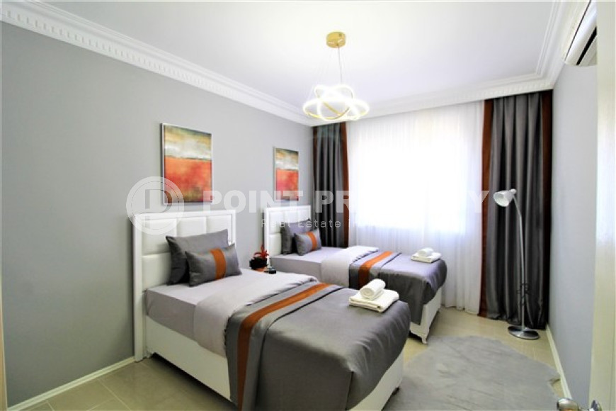 Furnished three-room apartment, 120m² in a comfortable residence in Cikcilli area, Alanya-id-1744-photo-13