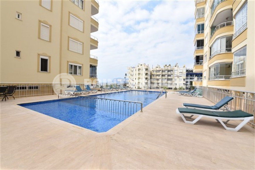 Трехкомнатная квартира, 100м², с видом на Аланийскую крепость в центре района Тосмур, Алания-id-1746-фото-23