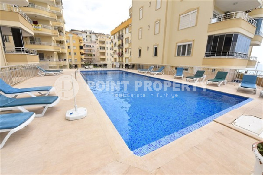 Трехкомнатная квартира, 100м², с видом на Аланийскую крепость в центре района Тосмур, Алания-id-1746-фото-28