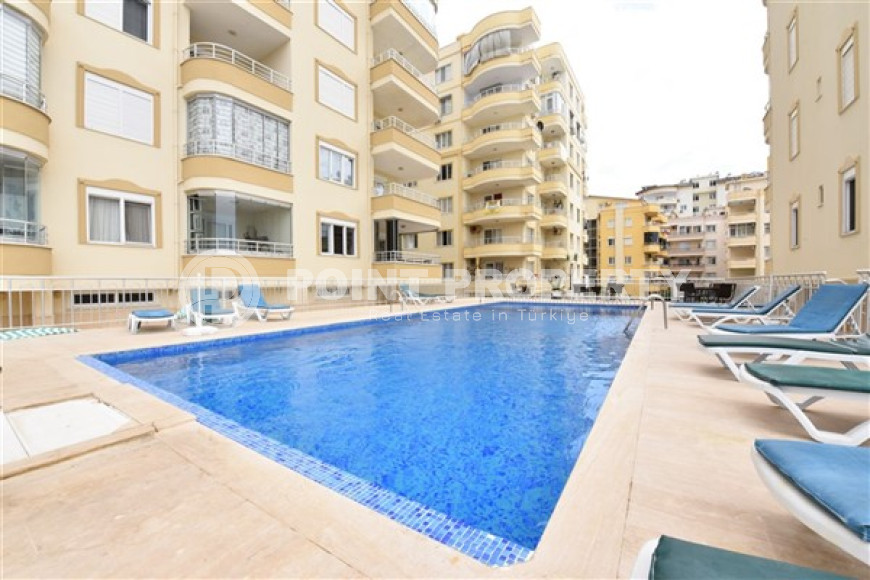 Трехкомнатная квартира, 100м², с видом на Аланийскую крепость в центре района Тосмур, Алания-id-1746-фото-29