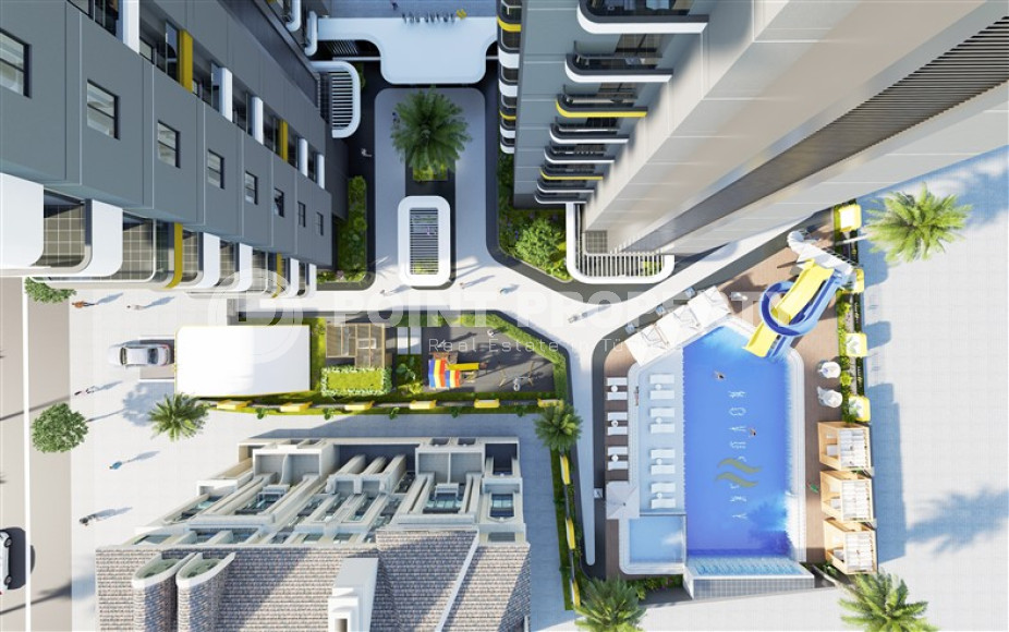 New apartment with two bedrooms, 85m². in a complex under construction in Mahmutlar area, Alanya-id-1747-photo-3