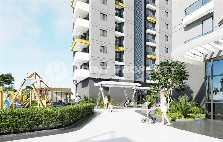 New apartment with two bedrooms, 85m². in a complex under construction in Mahmutlar area, Alanya-id-1747-photo-4