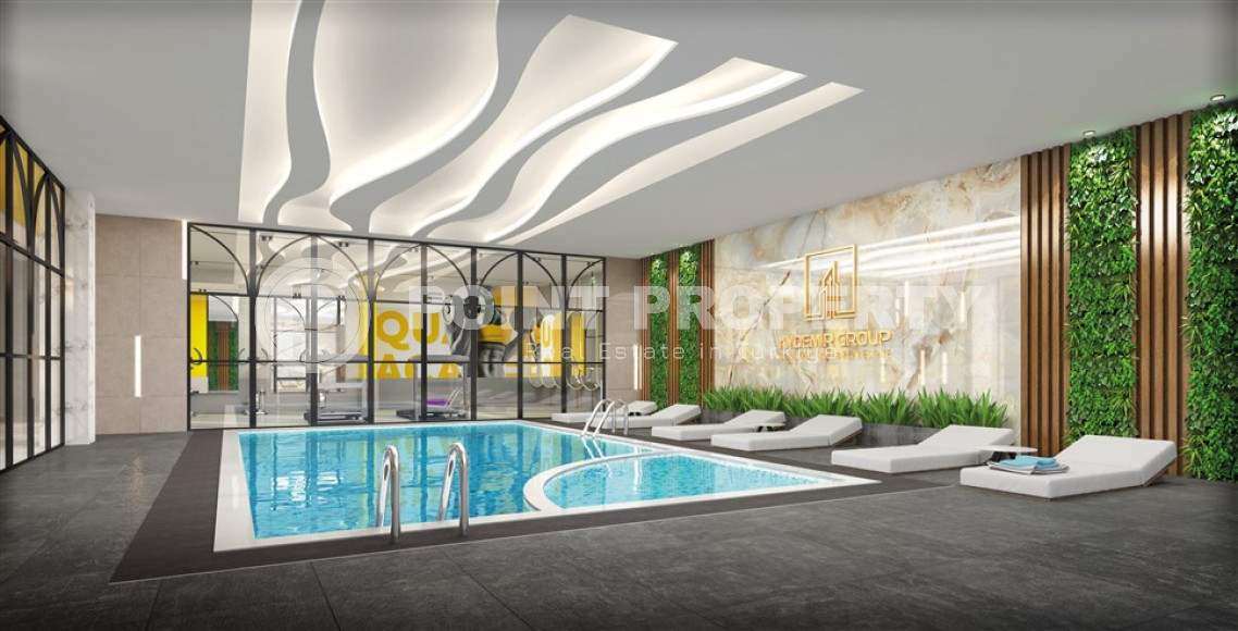 New apartment with two bedrooms, 85m². in a complex under construction in Mahmutlar area, Alanya-id-1747-photo-9