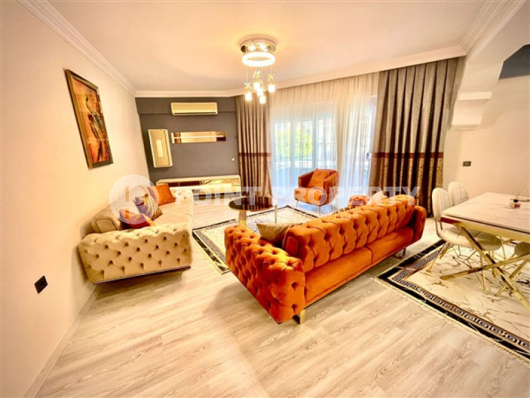 Ready to move in, three-room apartment, 90m², in an urban building in Oba, Alanya-id-1756-photo-4