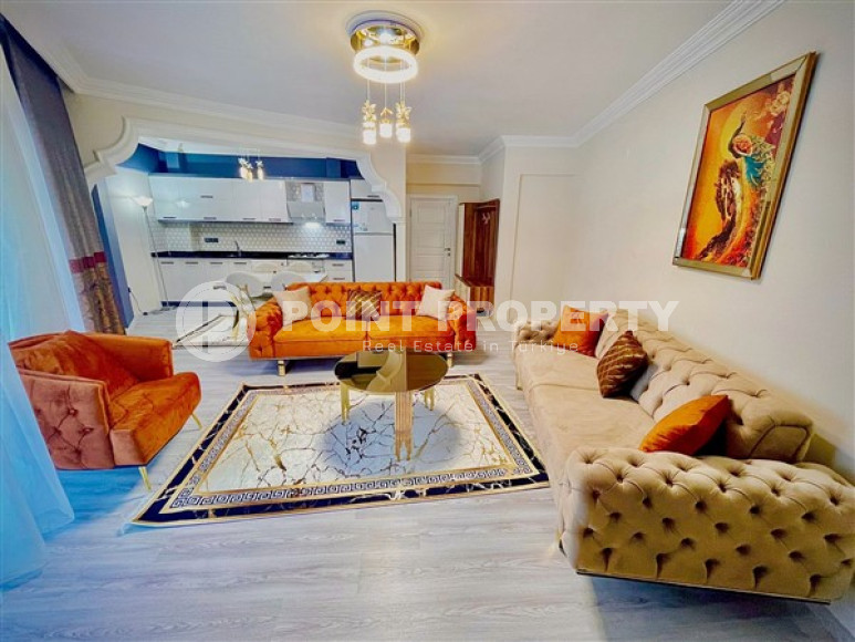 Ready to move in, three-room apartment, 90m², in an urban building in Oba, Alanya-id-1756-photo-6
