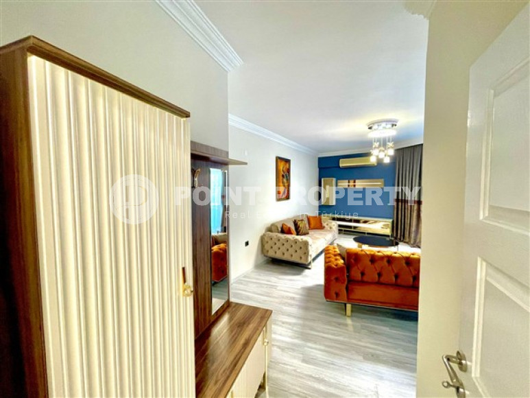 Ready to move in, three-room apartment, 90m², in an urban building in Oba, Alanya-id-1756-photo-7