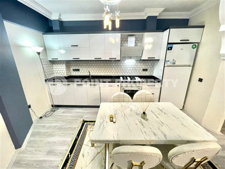 Ready to move in, three-room apartment, 90m², in an urban building in Oba, Alanya-id-1756-photo-8