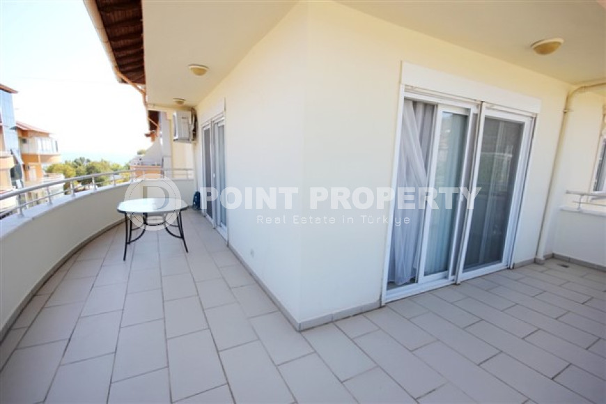 Трехкомнатная видовая двухуровневая квартира, 150м², в 50м от моря в районе Алании Демирташ-id-1757-фото-8