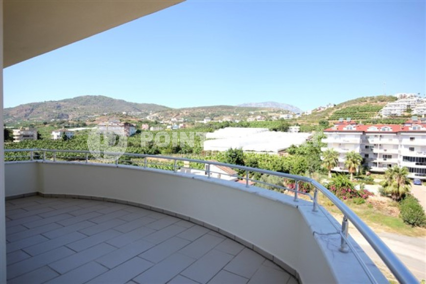 Трехкомнатная видовая двухуровневая квартира, 150м², в 50м от моря в районе Алании Демирташ-id-1757-фото-21