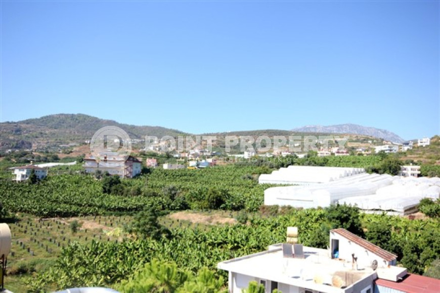 Трехкомнатная видовая двухуровневая квартира, 150м², в 50м от моря в районе Алании Демирташ-id-1757-фото-22