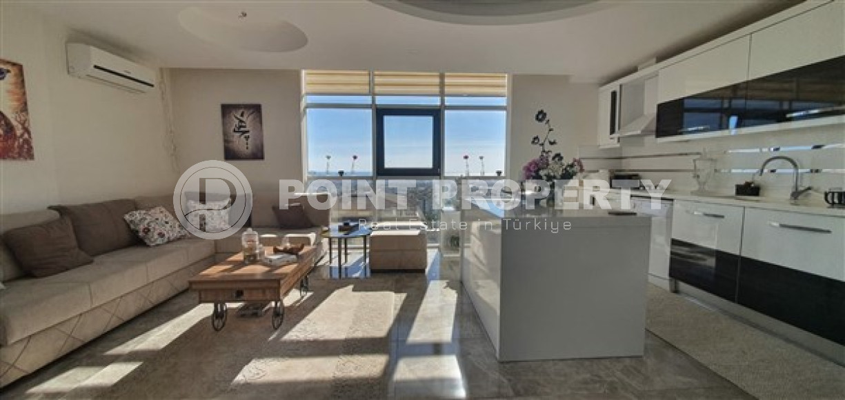 Three-room apartment, 120m², with sea and mountain views in a luxury complex in Cikcilli, Alanya-id-1761-photo-2