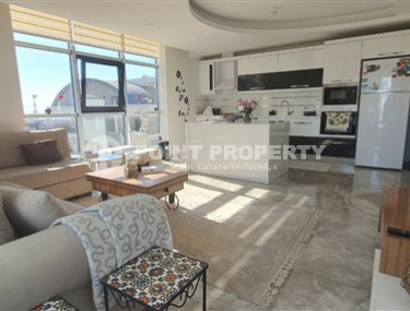Three-room apartment, 120m², with sea and mountain views in a luxury complex in Cikcilli, Alanya-id-1761-photo-3