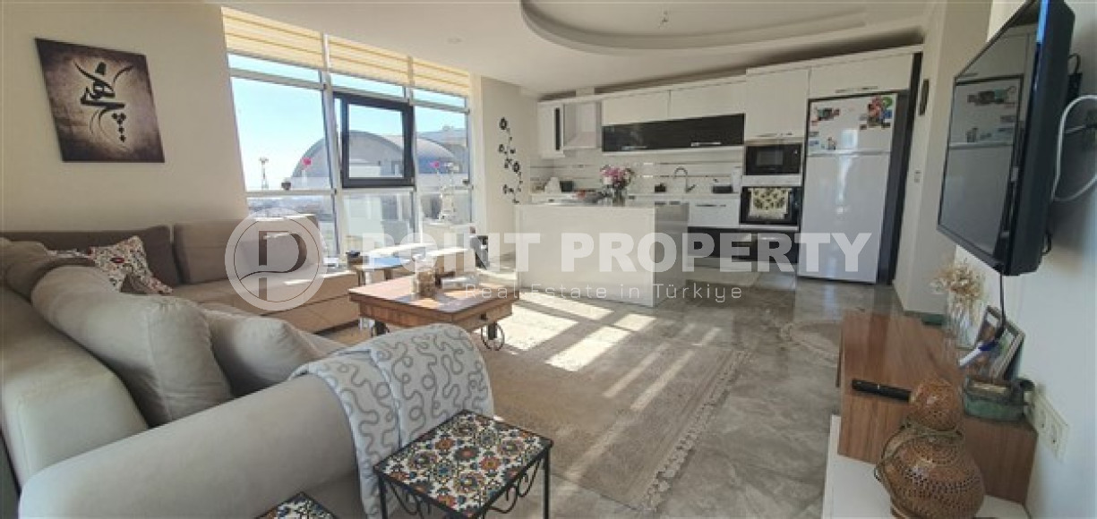 Three-room apartment, 120m², with sea and mountain views in a luxury complex in Cikcilli, Alanya-id-1761-photo-3