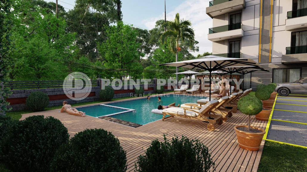 Квартиры на продажу в современном комплексе, в курортном районе Алании - Авсаллар."-id-1007-фото-10