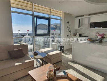 Three-room apartment, 120m², with sea and mountain views in a luxury complex in Cikcilli, Alanya-id-1761-photo-4