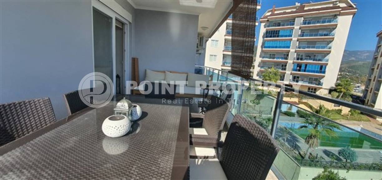 Three-room apartment, 120m², with sea and mountain views in a luxury complex in Cikcilli, Alanya-id-1761-photo-19