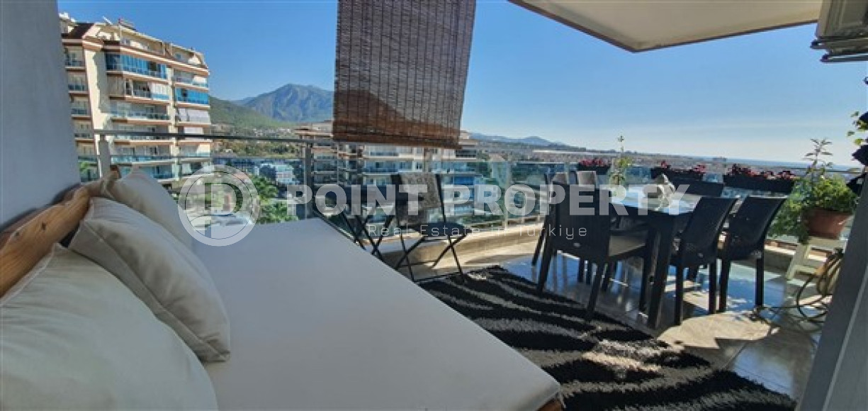 Three-room apartment, 120m², with sea and mountain views in a luxury complex in Cikcilli, Alanya-id-1761-photo-26