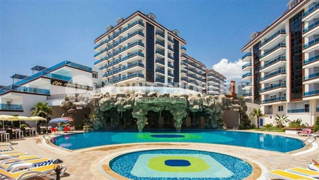 Three-room apartment, 120m², with sea and mountain views in a luxury complex in Cikcilli, Alanya-id-1761-photo-29