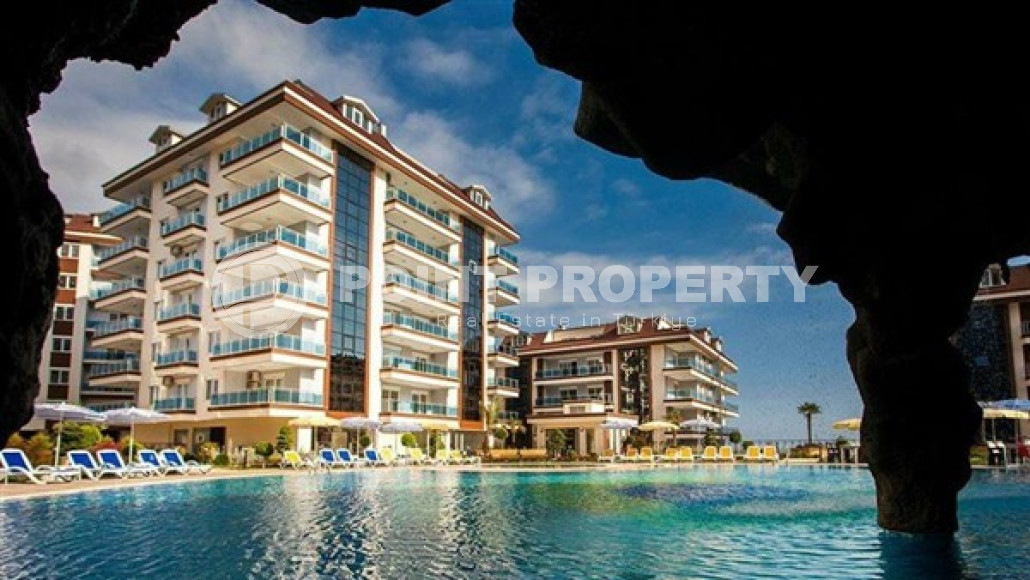Three-room apartment, 120m², with sea and mountain views in a luxury complex in Cikcilli, Alanya-id-1761-photo-30