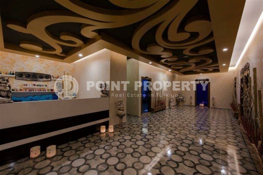 Three-room apartment, 120m², with sea and mountain views in a luxury complex in Cikcilli, Alanya-id-1761-photo-31