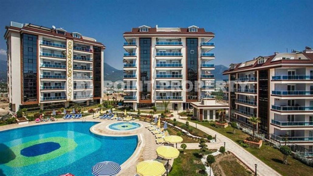 Three-room apartment, 120m², with sea and mountain views in a luxury complex in Cikcilli, Alanya-id-1761-photo-38