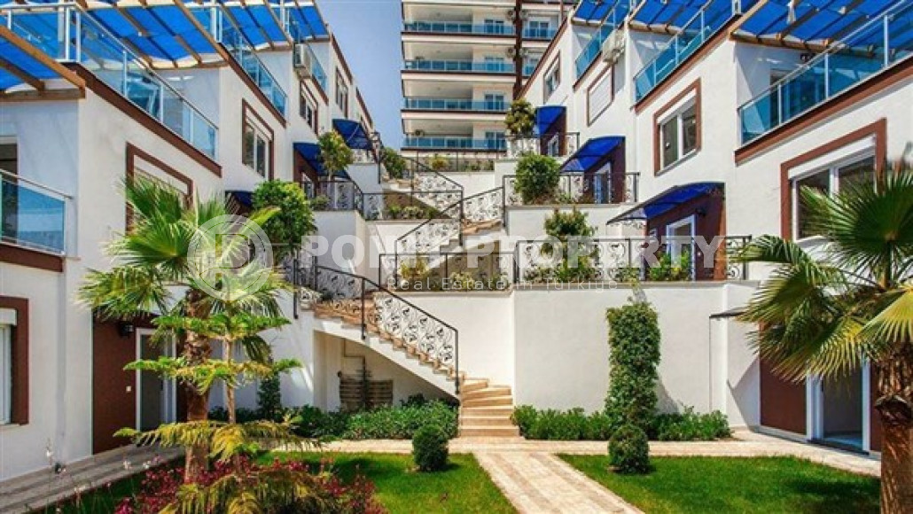 Three-room apartment, 120m², with sea and mountain views in a luxury complex in Cikcilli, Alanya-id-1761-photo-39