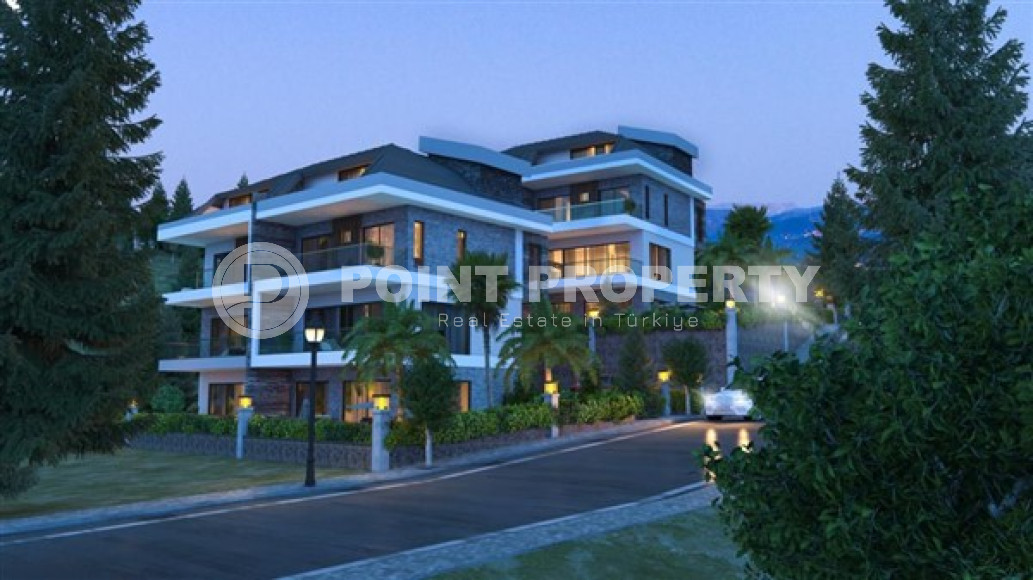 Элитный проект из четырех вилл 4+1, 274м², на этапе строительства в Каргыджаке, Алания с бассейном у каждого дома-id-1764-фото-3