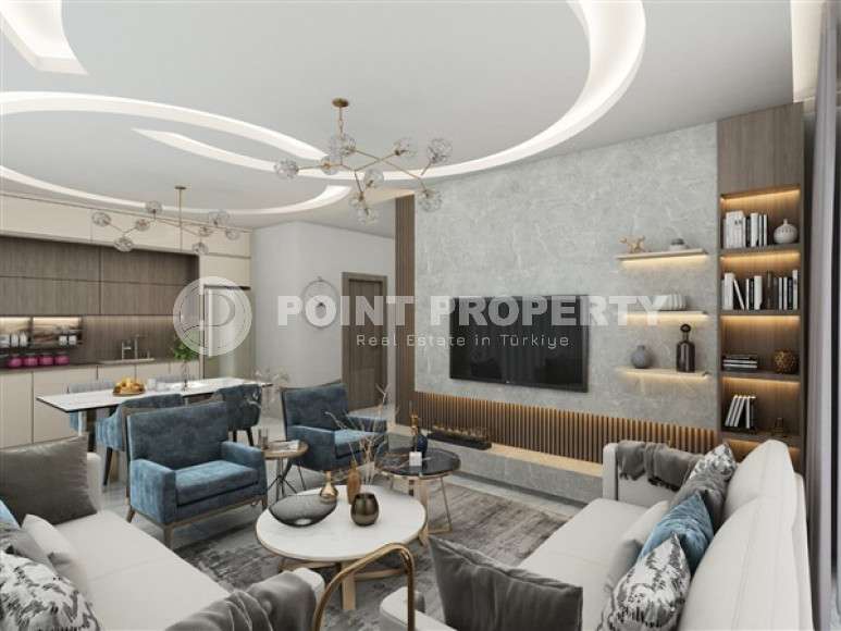 Элитный проект из четырех вилл 4+1, 274м², на этапе строительства в Каргыджаке, Алания с бассейном у каждого дома-id-1764-фото-8