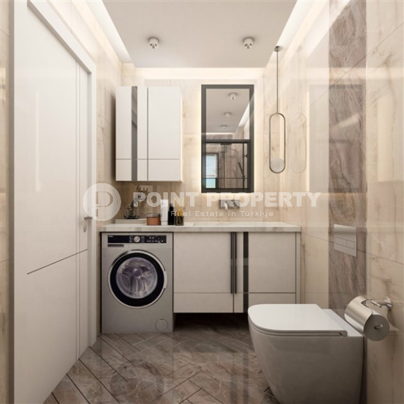 Элитный проект из четырех вилл 4+1, 274м², на этапе строительства в Каргыджаке, Алания с бассейном у каждого дома-id-1764-фото-10