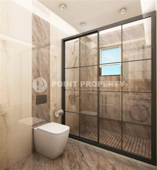 Элитный проект из четырех вилл 4+1, 274м², на этапе строительства в Каргыджаке, Алания с бассейном у каждого дома-id-1764-фото-12