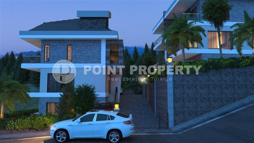 Элитный проект из четырех вилл 4+1, 274м², на этапе строительства в Каргыджаке, Алания с бассейном у каждого дома-id-1764-фото-20