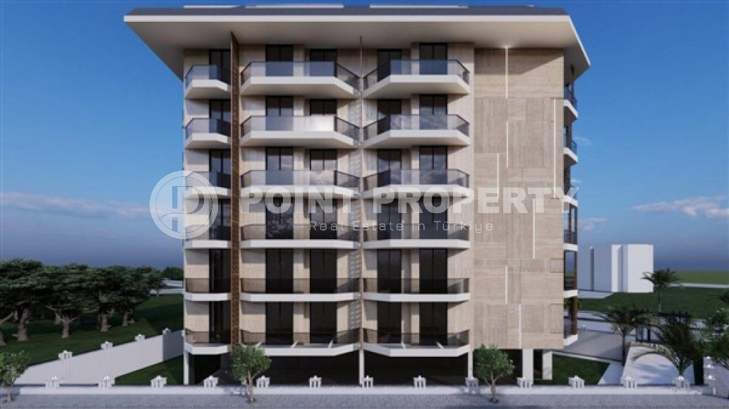 One-bedroom apartment, 54m², in a residence under construction in the Oba area, Alanya, 350m from the sea-id-1769-photo-2