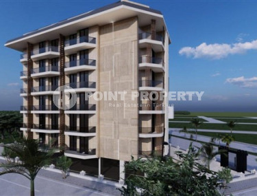 One-bedroom apartment, 54m², in a residence under construction in the Oba area, Alanya, 350m from the sea-id-1769-photo-3