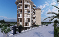 One-bedroom apartment, 54m², in a residence under construction in the Oba area, Alanya, 350m from the sea-id-1769-photo-24