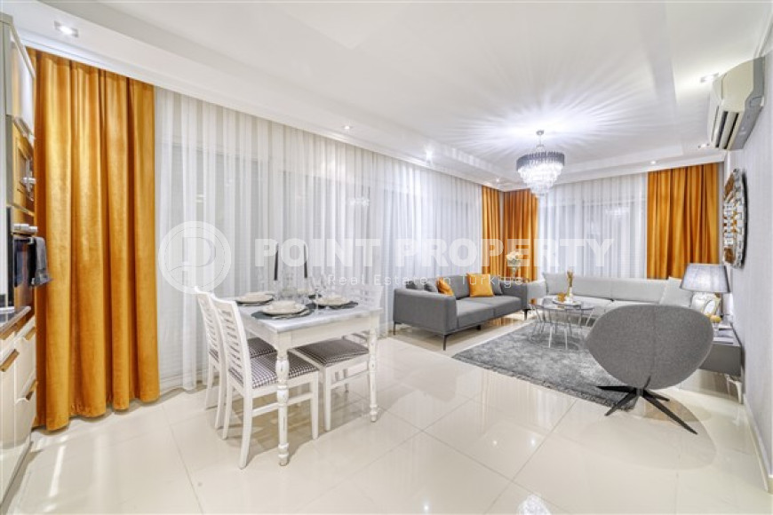 Элегантная трехкомнатная квартира, 120м² в комфортабельной резиденции в районе Алании Конаклы, в 300м от моря-id-1774-фото-10