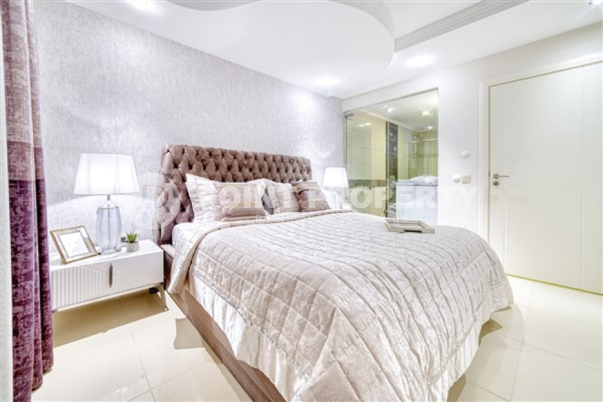 Элегантная трехкомнатная квартира, 120м² в комфортабельной резиденции в районе Алании Конаклы, в 300м от моря-id-1774-фото-23