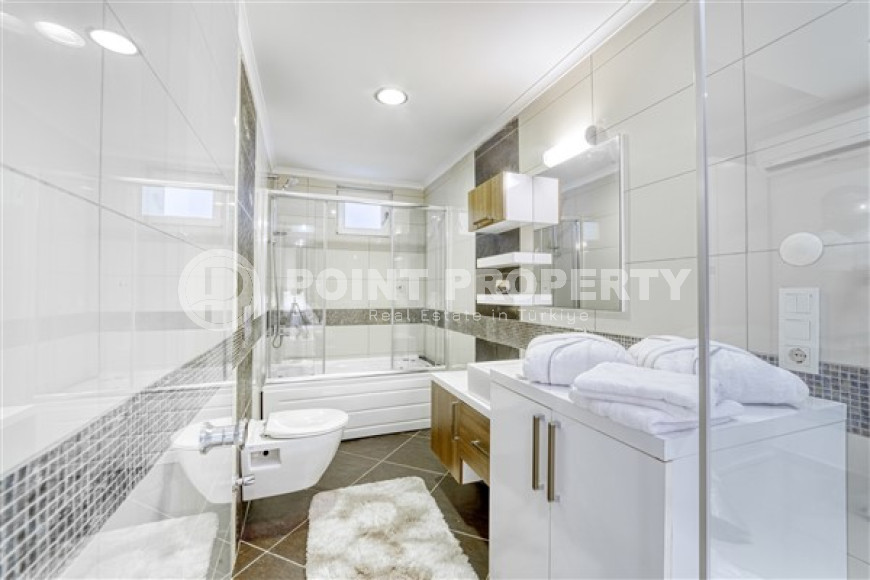 Элегантная трехкомнатная квартира, 120м² в комфортабельной резиденции в районе Алании Конаклы, в 300м от моря-id-1774-фото-25