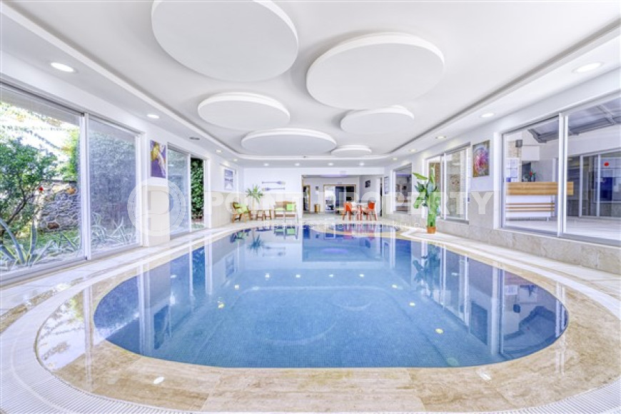 Элегантная трехкомнатная квартира, 120м² в комфортабельной резиденции в районе Алании Конаклы, в 300м от моря-id-1774-фото-32