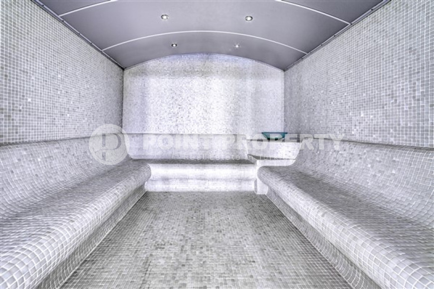 Элегантная трехкомнатная квартира, 120м² в комфортабельной резиденции в районе Алании Конаклы, в 300м от моря-id-1774-фото-33