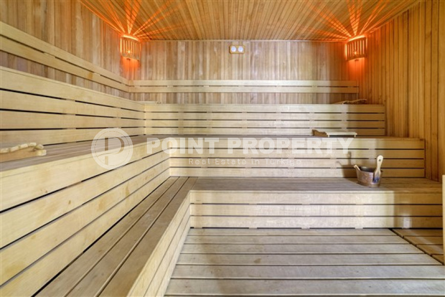 Элегантная трехкомнатная квартира, 120м² в комфортабельной резиденции в районе Алании Конаклы, в 300м от моря-id-1774-фото-34