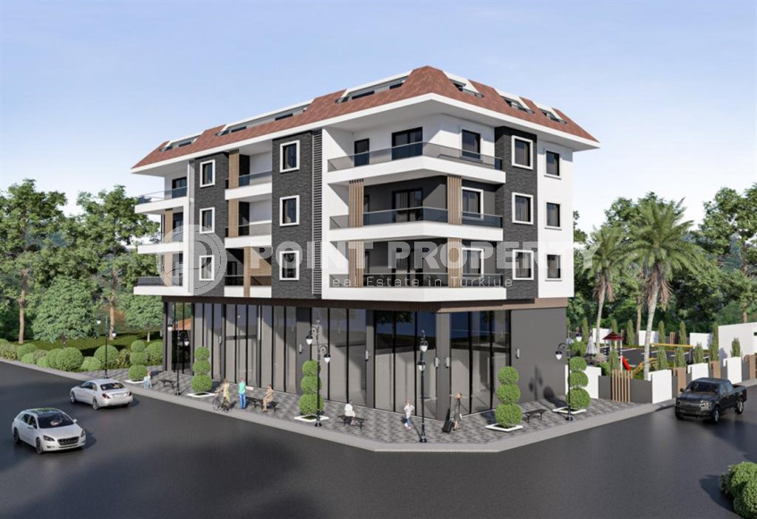 New project with apartments from 50 to 135 m2 just 100 m from the Mediterranean Sea in the Kestel area.-id-1110-photo-5