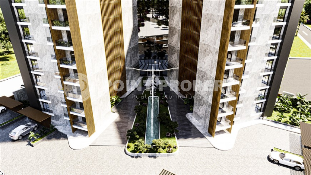 Новый инвестиционный проект, планировки от 60м2- 310м2, в Алании – Газипаша.-id-1775-фото-5