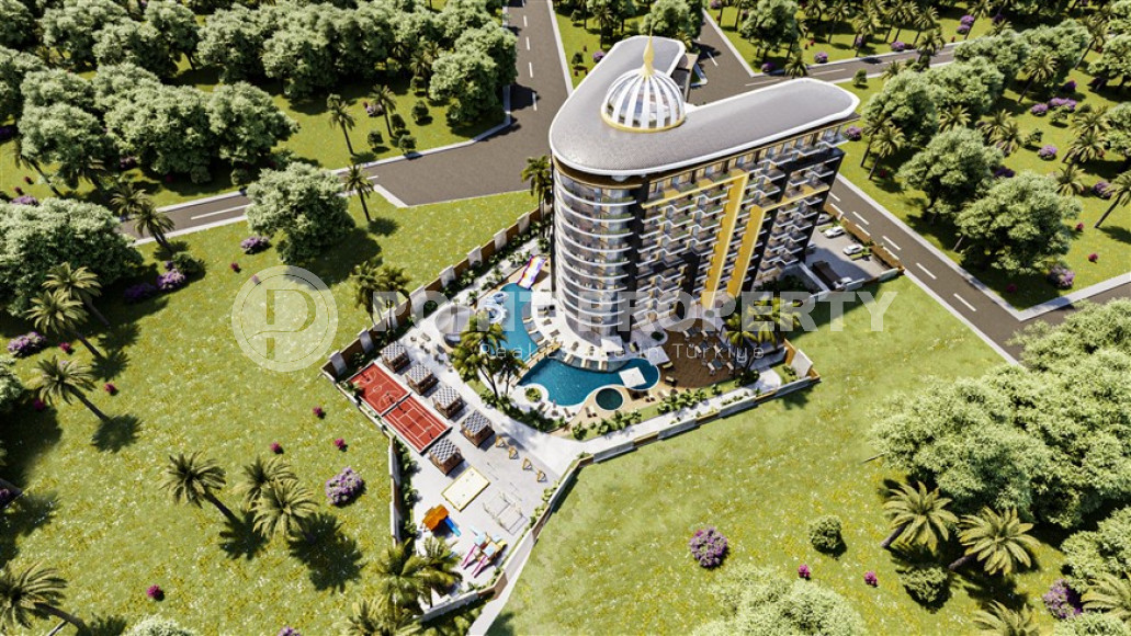 Новый инвестиционный проект, планировки от 60м2- 310м2, в Алании – Газипаша.-id-1775-фото-9