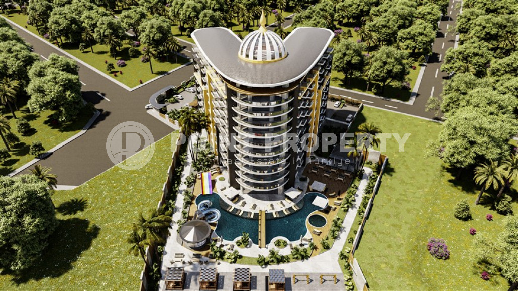 Новый инвестиционный проект, планировки от 60м2- 310м2, в Алании – Газипаша.-id-1775-фото-13