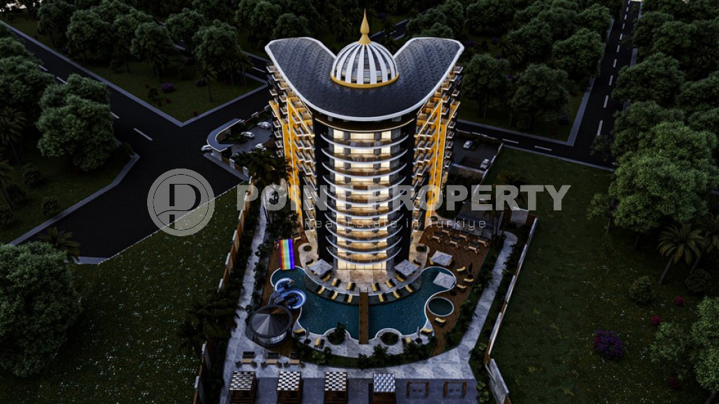 Новый инвестиционный проект, планировки от 60м2- 310м2, в Алании – Газипаша.-id-1775-фото-14