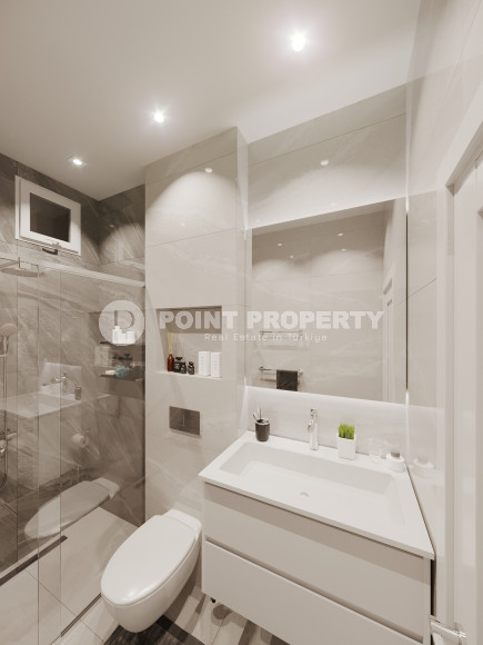 New project with apartments from 50 to 135 m2 just 100 m from the Mediterranean Sea in the Kestel area.-id-1110-photo-11
