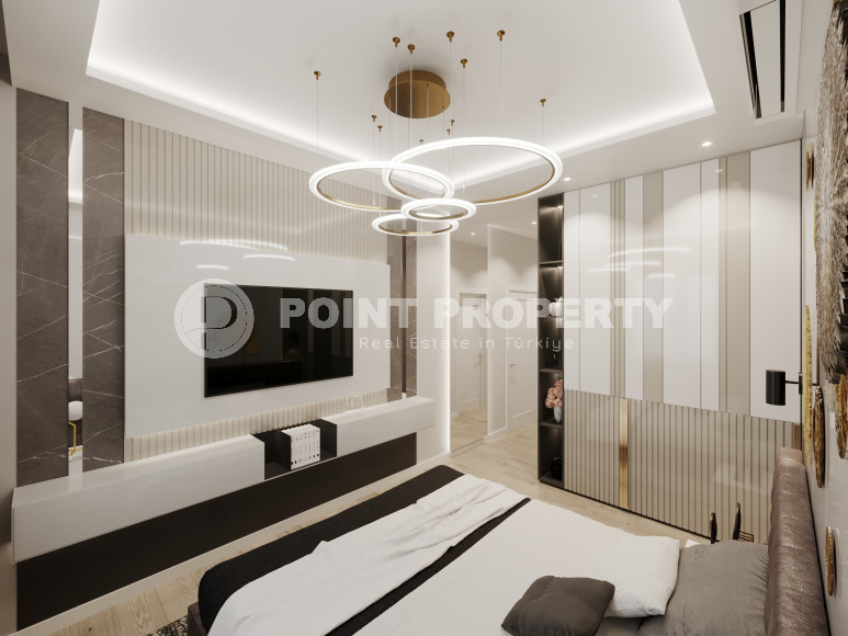 New project with apartments from 50 to 135 m2 just 100 m from the Mediterranean Sea in the Kestel area.-id-1110-photo-13