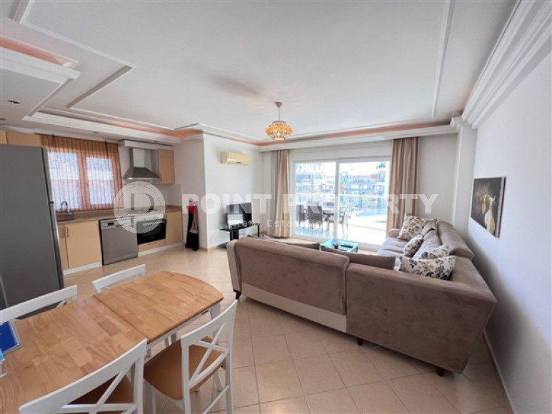 Furnished two bedroom apartment, 110m², in Cikcilli area, Alanya-id-1787-photo-5