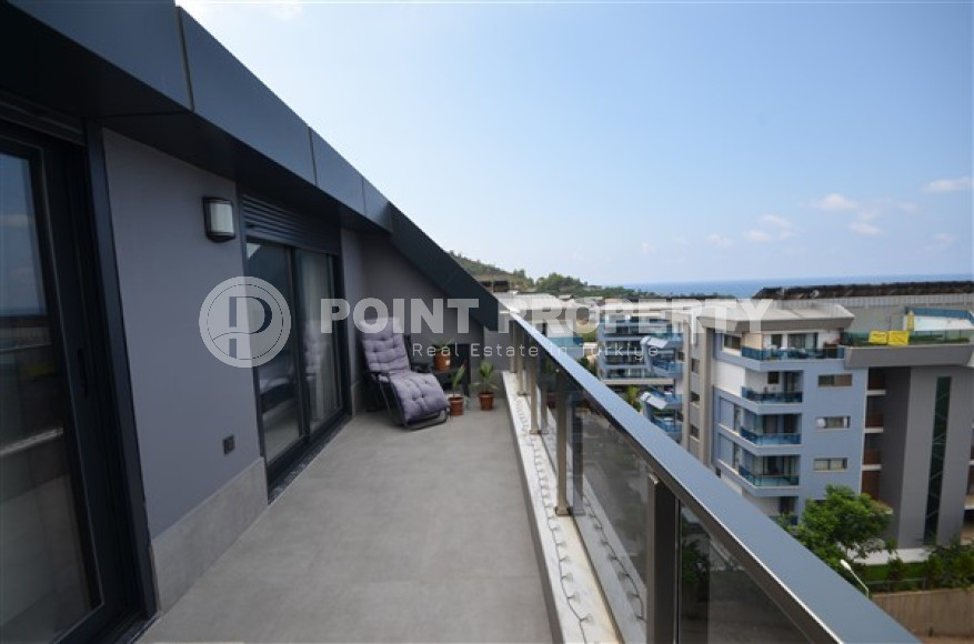 Новый видовой дуплекс 2+1, 105м², в комплексе премиум класса в Каргыджаке, Алания-id-1794-фото-15